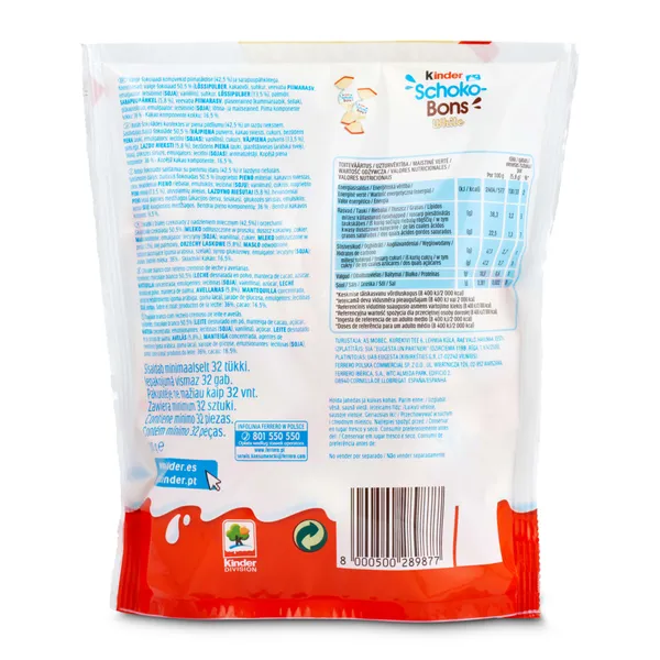Huevos de chocolate blanco relleno de leche y avellanas Kinder bolsa 200 g 2