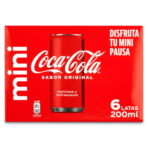 Coca-Cola mini 6 x 200 ml 2