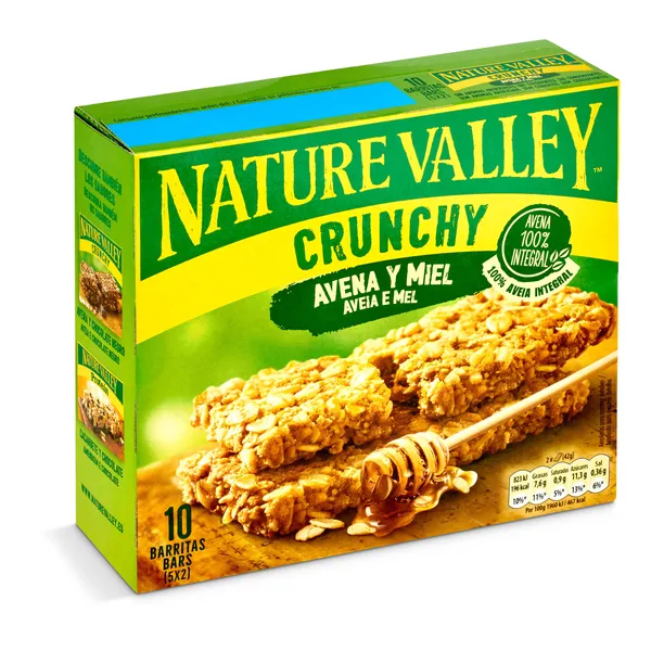 Barritas de cereales de avena y miel crunchy Nature Valley 210 g 3