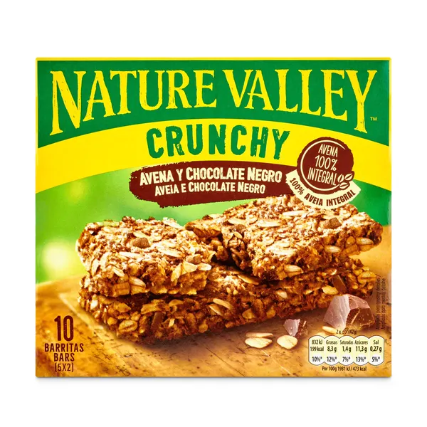 Barrita de avena y chocolate Nature Valley caja 210 g 2