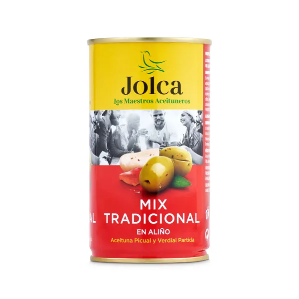 Aceitunas partidas aliñadas Jolca 185 g
