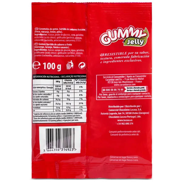 Golosinas jelly Dulciora Gummys 100 g 3