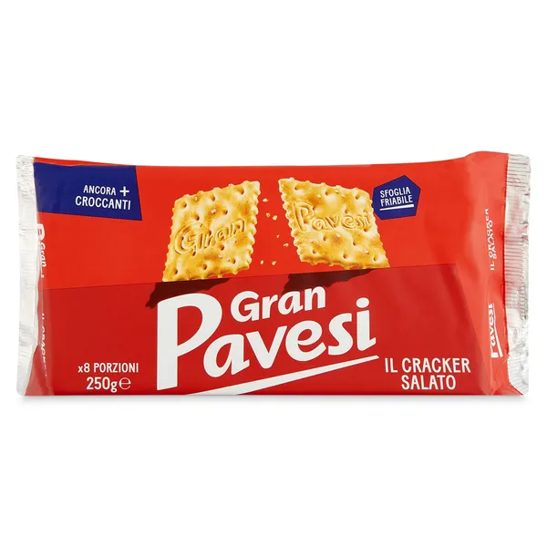 Galletas crackers con sal Gran pavesi bolsa 250 g 2