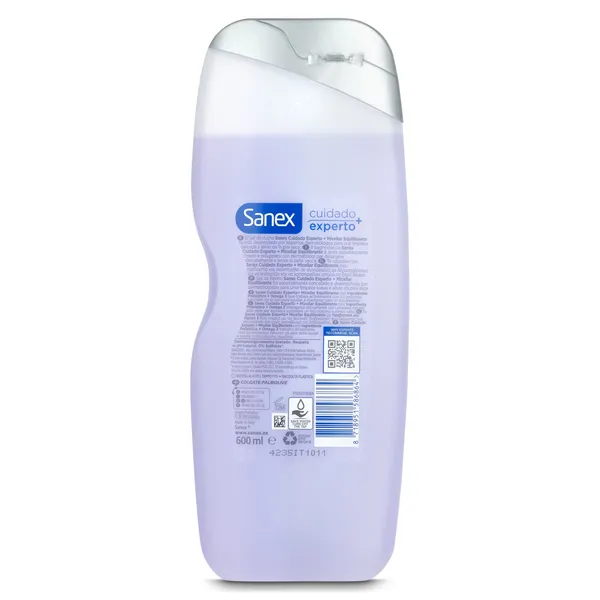 Gel de ducha Prebiotic Micellar equilibrante Sanex Dermo botella 600 ml 2