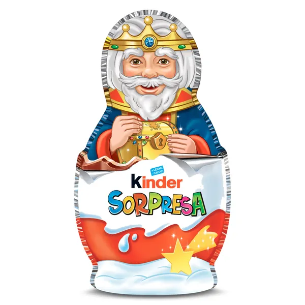 Figura de chocolate con leche Reyes Magos Kinder 36 g 2