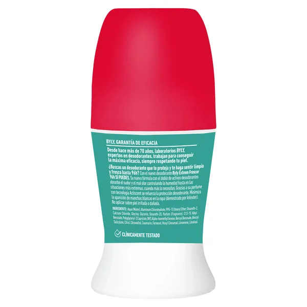 Desodorante roll-on extreme frescor 96 h Byly bote 50 ml 3