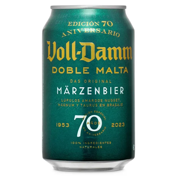 Cerveza doble malta Voll Damm 33 cl 2