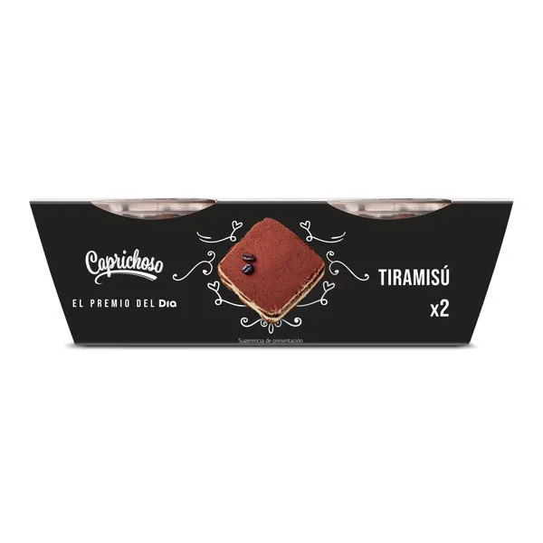 Tiramisú Caprichoso Dia pack 2 x 90 g 2