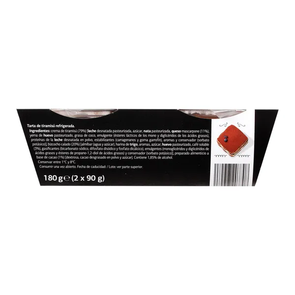Tiramisú Caprichoso Dia pack 2 x 90 g 3