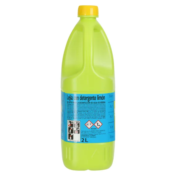 Lejía con detergente limón Dia 2 L 6
