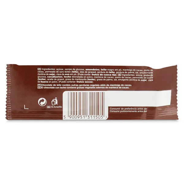 Barrita rellena de caramelo con cacahuetes Snickers 50 g 4