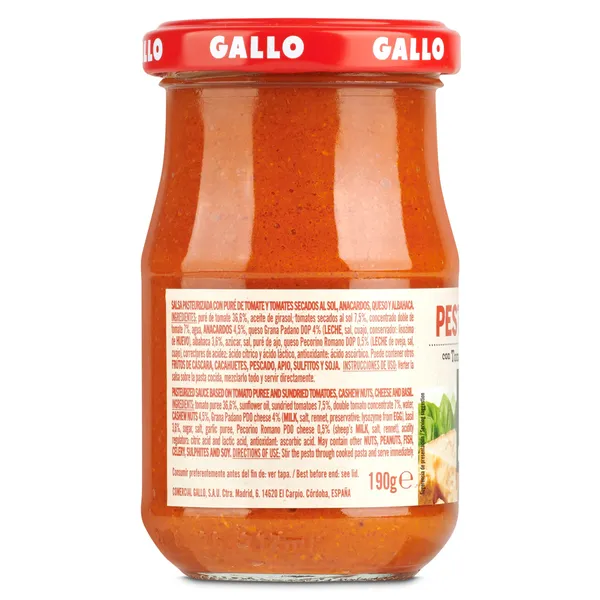 Pesto rosso Gallo frasco 190 g 2