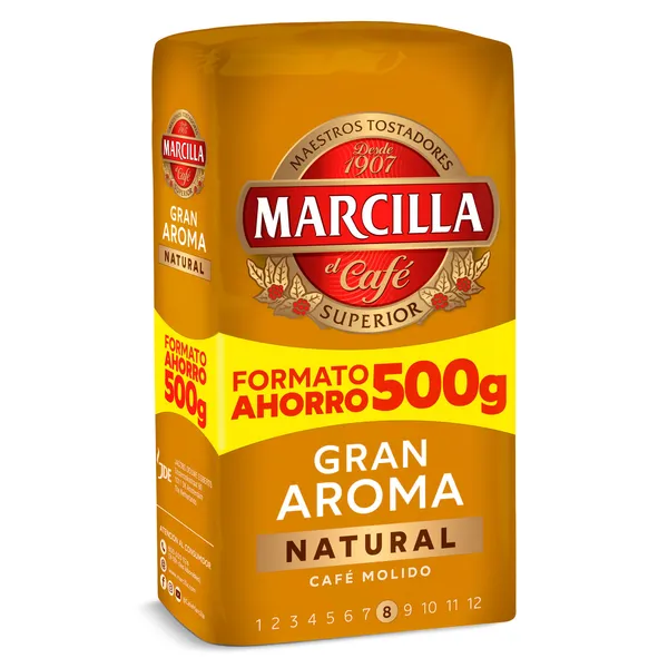 Café molido natural Marcilla 500 g 3