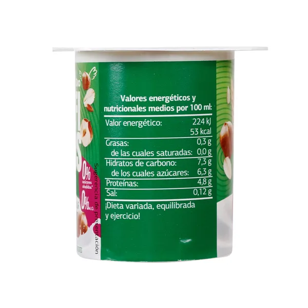 Bífidus con semillas, cereales y avellanas doble 0% Dia pack 4 x 125 g 5