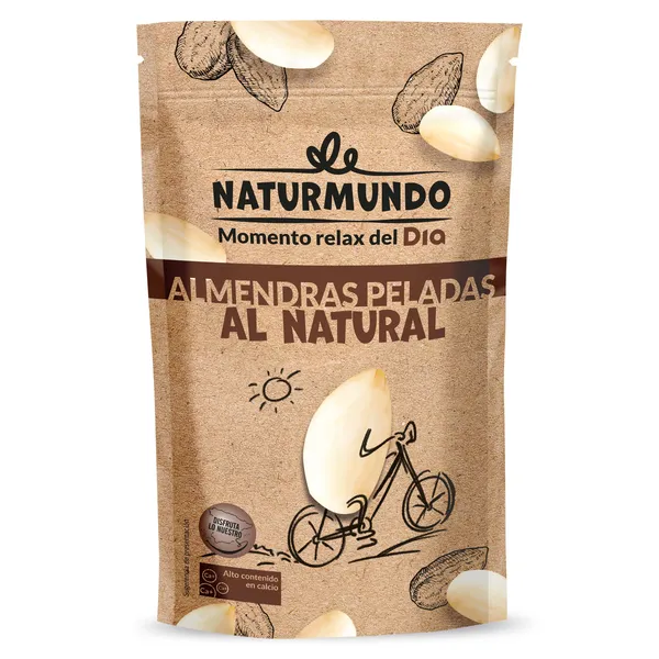 Almendras peladas al natural Dia Naturmundo 125 g 2