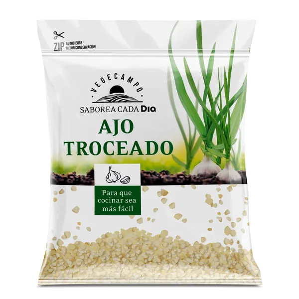 Ajo troceado Dia Vegecampo 150 g 2
