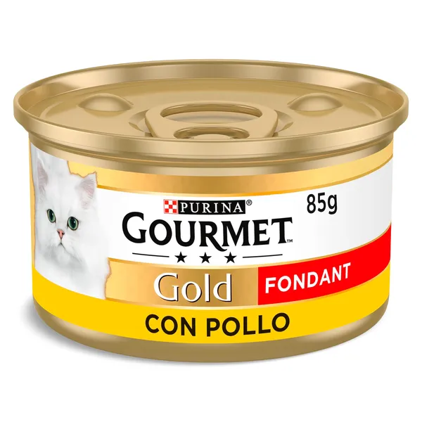 Alimento para gatos fondant pollo Gourmet 85 g 2