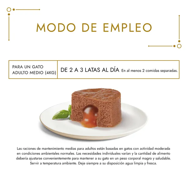Alimento para gatos fondant pollo Gourmet 85 g 3