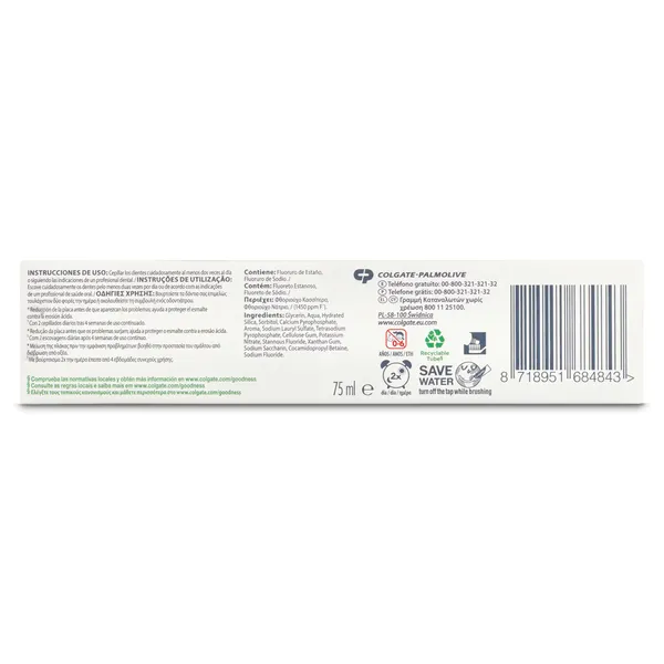 Pasta de dientes protección completa Original Colgate Total 75 ml 5