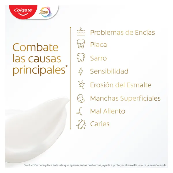 Pasta de dientes protección completa Original Colgate Total 75 ml 8