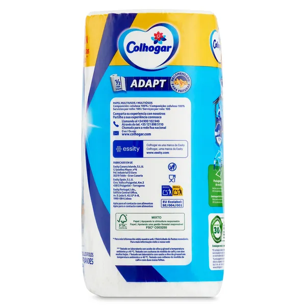 Papel de cocina Adapt Colhogar 2 unidades 4
