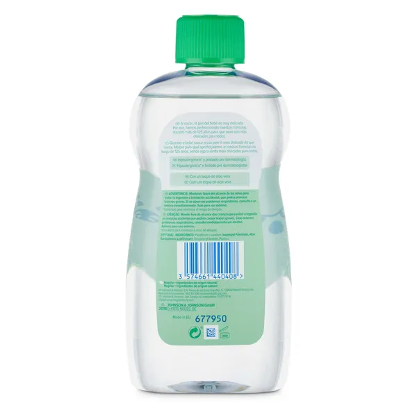 Aceite aloe vera Johnson botella 500 ml 2