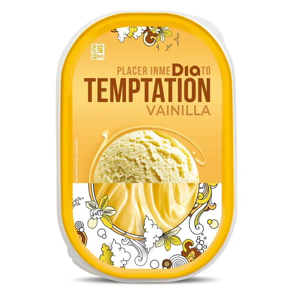 Barqueta de vainilla Dia Temptation 500 g 2