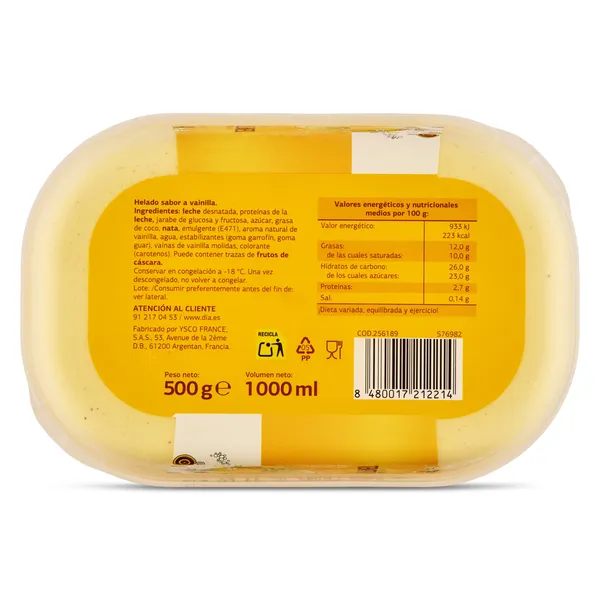 Barqueta de vainilla Dia Temptation 500 g 4