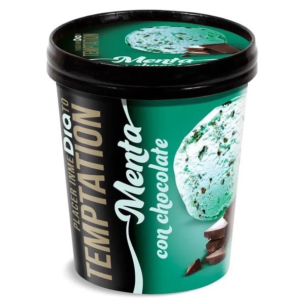 Tarrina de menta con chocolate Dia Temptation 350 g 4