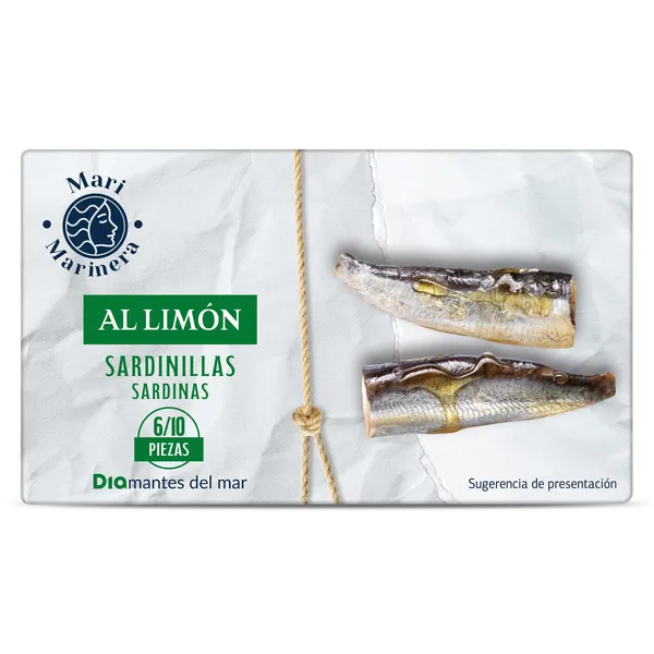 Sardinillas al limón Dia Mari Marinera lata 65 g 2