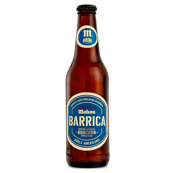 Cerveza bourbon Mahou Barrica 33 cl