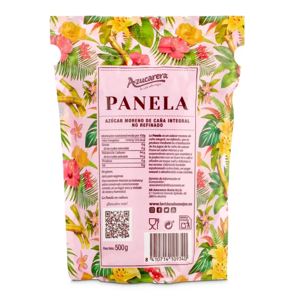 Panela azúcar moreno de caña integral Azucarera bolsa 500 g 3