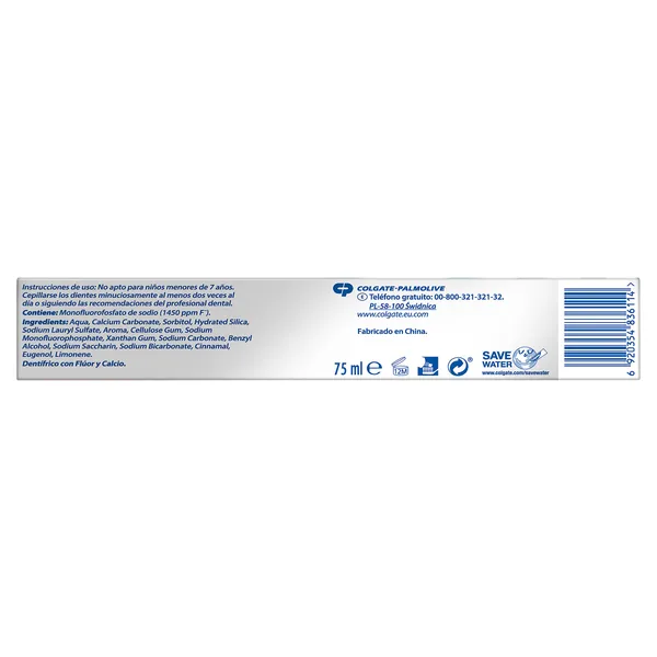 Pasta de dientes blanqueador Colgate 75 ml 5