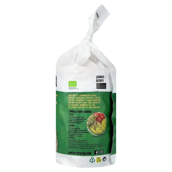 Tortitas de espelta bio Ecocesta bolsa 108 g 3