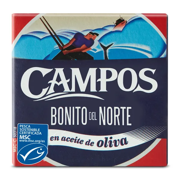 Bonito del norte en aceite de oliva MSC Campos lata 60 g 4