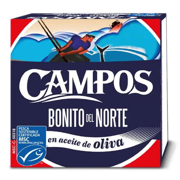 Bonito del norte en aceite de oliva MSC Campos lata 60 g 7
