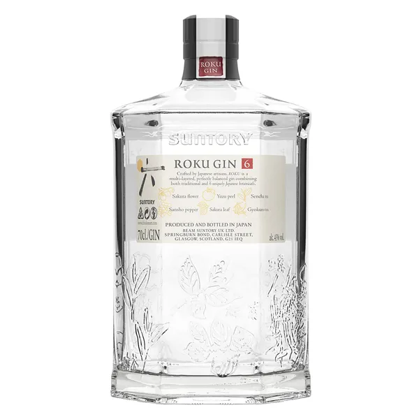 Ginebra japonesa Roku botella 70 cl 2