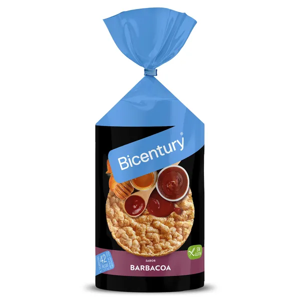 Tortitas de maíz sabor barbacoa Bicentury bolsa 123.5 g