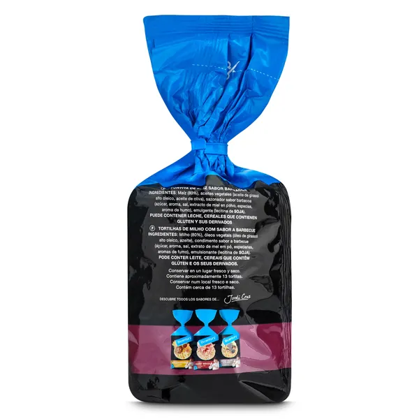Tortitas de maíz sabor barbacoa Bicentury bolsa 123.5 g 3