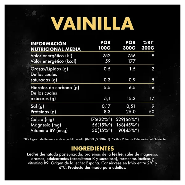 Bebida con proteínas sabor vainilla Yopro botella 300 g 3