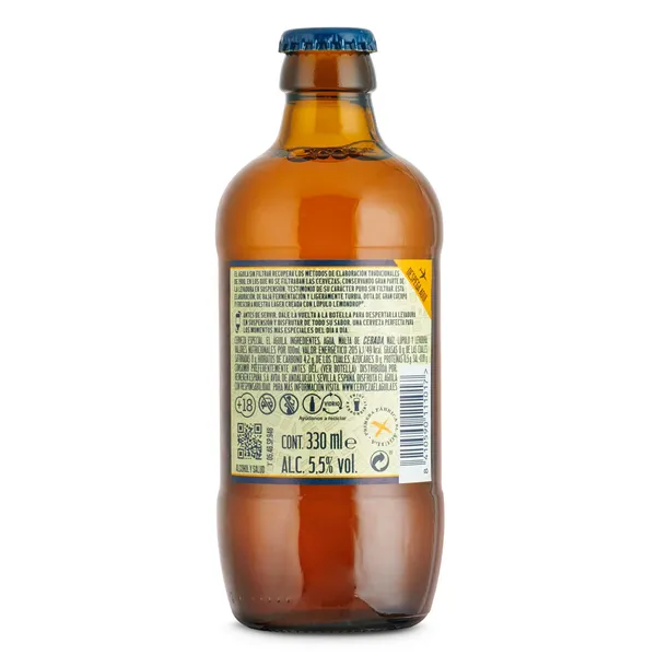 Cerveza sin filtrar El Águila 33 cl 3