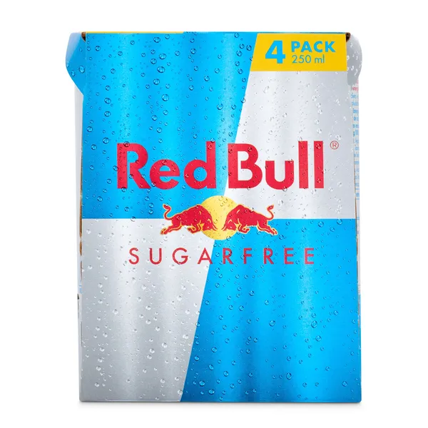 Red Bull sin azúcar pack 4 x 250 ml 2