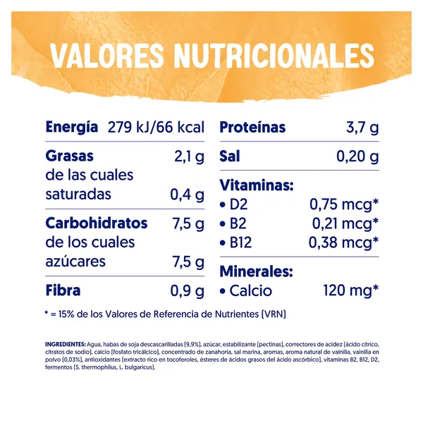 Postre de soja sabor vainilla Alpro vaso 400 g 3