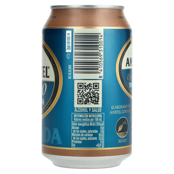 Cerveza tostada 0,0% alcohol Amstel Oro 33 cl 4