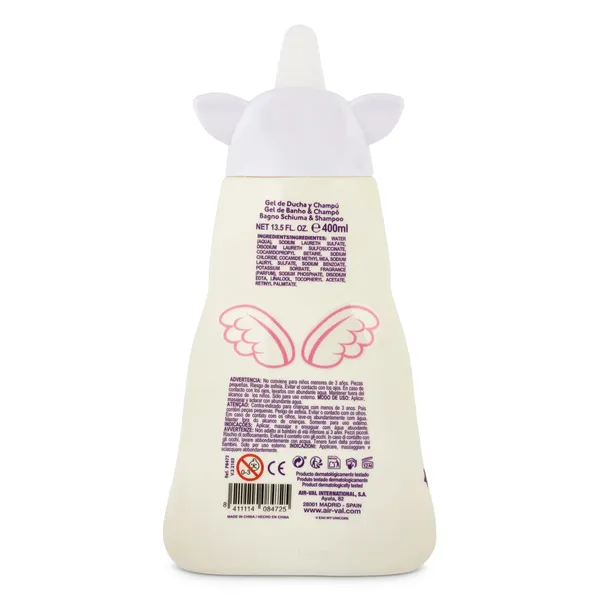 Gel y champú dos en uno My unicorn botella 400 ml 2