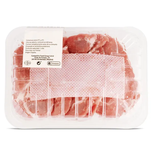 Filetes de cabeza de lomo de cerdo Selección de Dia 700 g aprox. 4