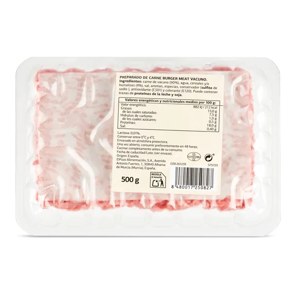 Carne picada de vacuno Selección de Dia 500 g 4