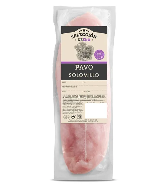 Solomillo de pavo Selección de Dia 500 g aprox. 2