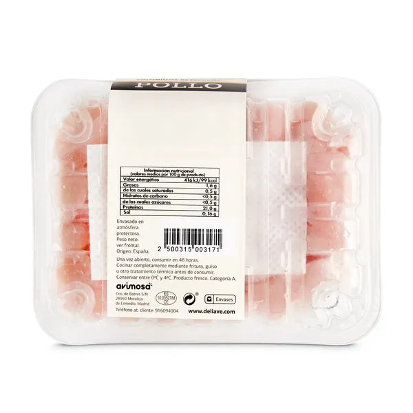 Solomillos de pollo Selección de Dia 550 g aprox. 5