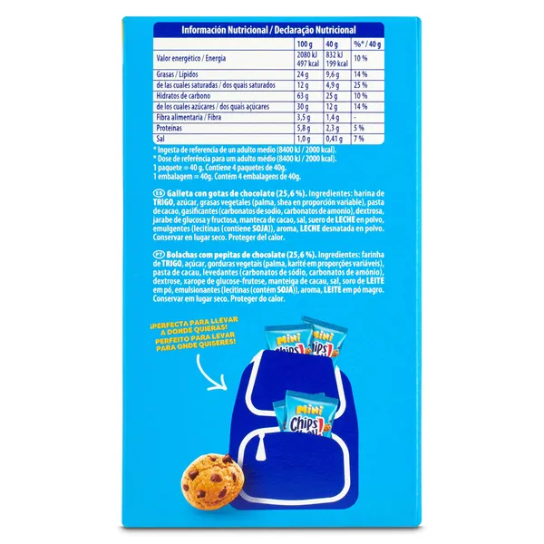 Mini galletas con pepitas de chocolate Chips Ahoy 160 g 3